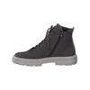 Schnürstiefelette PAUL GREEN "Paul Green Stiefelette Nubukleder", Damen, Gr. 40, grau (iron), Nubukleder, casual, Schuhe