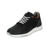 Sneaker BULLBOXER "Bullboxer Sneaker Leder/Textil", Herren, Gr. 41, schwarz, Leder, Textil, casual, Schuhe