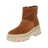 Stiefelette PAUL GREEN "Paul Green Stiefelette Veloursleder", Damen, Gr. 38,5, braun (toffee), Veloursleder, casual, Schuhe