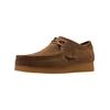 Schnürschuh CLARKS "Clarks Halbschuhe Veloursleder", Herren, Gr. 44,5, grün (oliv), Veloursleder, casual, Schuhe