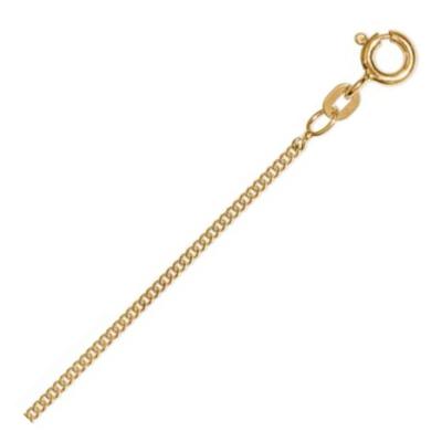 Goldkette ONE ELEMENT "Halskette Panzerkette aus 333 Gelbgold Ø 1,4 mm" Gr. 36, gold, Halsketten, Damen, 36, Gelbgold 333-Gold, Gelbgold 333, Gold, ein ausdrucksstarkes Schmuckstück für jeden Anlass Image