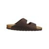 Hausschuh ROHDE "Rohde Hausschuhe Leder", Herren, Gr. 41, braun (mocca), Leder, casual, Schuhe