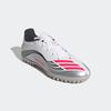 Fußballschuh ADIDAS PERFORMANCE "F50 MESSI CLUB KUNSTRASEN E", Gr. 48, cloud weiß, lucid rot, silber metallic, Synthetik, sportlich, Schuhe