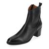 Stiefelette EVERYBODY "Everybody Stiefelette Glattleder", Damen, Gr. 39, schwarz, Glattleder, casual, Schuhe