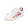 Sneaker REMONTE "Remonte Sneaker Leder", Damen, Gr. 40, bunt (weiß, pink), Leder, casual, Schuhe