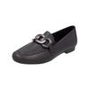 Slipper REMONTE "Remonte Slipper Leder", Damen, Gr. 37, schwarz, Leder, casual, Schuhe