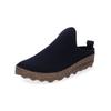 Hausschuh ASPORTUGUESAS "Asportuguesas Hausschuhe Filz", Damen, Gr. 38, blau (navy), Filz, casual, Schuhe