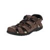 Sandale GEOX "Geox Wanderschuhe Lederimitat", Kinder, Gr. 40, braun (dunkelbraun), Lederimitat, casual, Schuhe