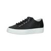 Sneaker PAUL GREEN "Paul Green Sneaker Leder", Damen, Gr. 37, schwarz (schwarz, weiß), Leder, casual, Schuhe