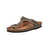 Zehentrenner ROHDE "Rohde Pantoletten Nubukleder", Damen, Gr. 40, braun (mocca), Nubukleder, casual, Schuhe