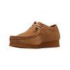 Schnürschuh CLARKS "Clarks Halbschuhe Veloursleder", Herren, Gr. 42,5, beige (sand), Veloursleder, casual, Schuhe