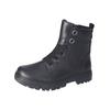 Schnürstiefelette RICOSTA "Ricosta Stiefelette Leder", Kinder, Gr. 38, schwarz, Leder, casual, Schuhe