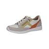Sneaker CAPRICE "Caprice Sneaker Leder", Damen, Gr. 39, bunt (grau, multi), Leder, casual, Schuhe