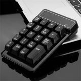 Wireless Keyboard with Calculator Button Keyboard Soft Bluetooth 4.0 Digital Keyboard Number Num Pad 19 Keys Numeric Keypad Portable