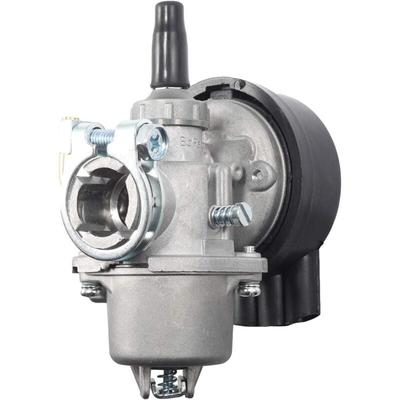 Vergaser für 49ccm, 60ccm, 66ccm, 80ccm 2-Takt-Motor, motorisiertes Fahrrad (Silber)