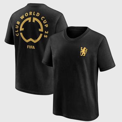 Chelsea Club World Cup Duell Logo Grafik T-Shirt – Schwarz – Kinder Image