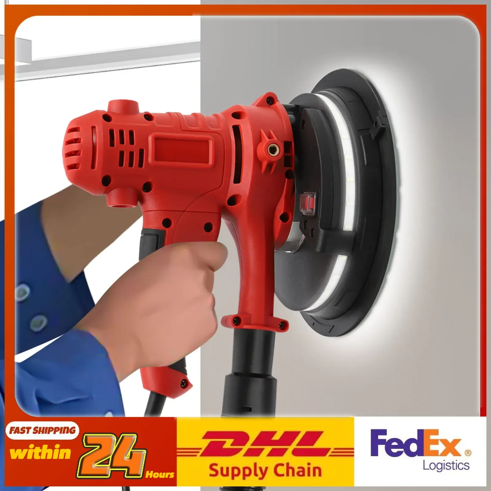 1,1 kW effizientes Staubsauger-Staubsammelsystem, Staubsauger, Trockenreiniger, Schleifscheiben, Deckenschleifer, Doppeldeck-LED Image