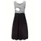 Maternity Nursing Sleeveless Mini Dress Stripe Splicing Comfortable Maternity Wear for Pregnant
