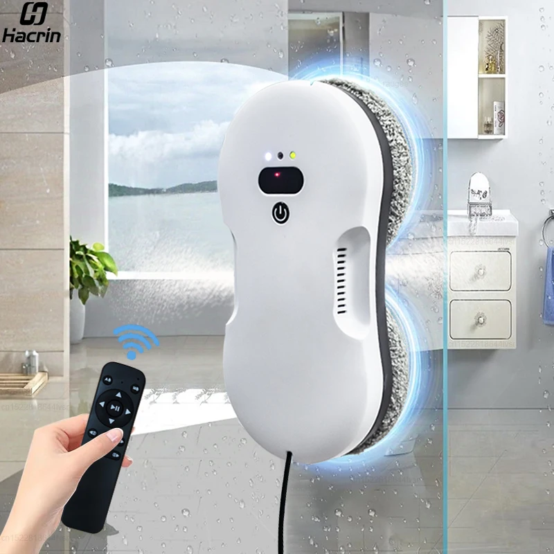 Fensterputzroboter, intelligenter Glasfensterputzroboter, elektrischer Fensterroboter, Reiniger, Fensterwaschroboter mit Fernbedienung Image