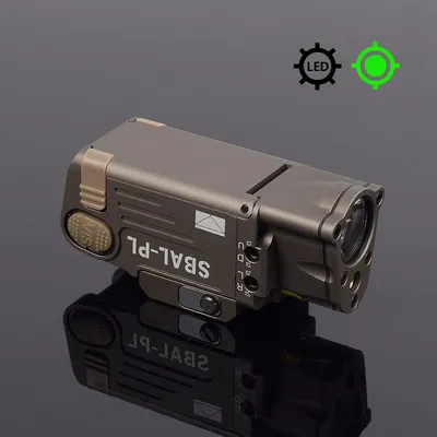 Metal SBAL-PL Red/Green Laser LED Weapon Gun Light Combo Airsoft Strobe Flashlight Hunting SBAL Pistol Scout Light