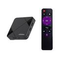 Smart TV Box H96 Max RK3518 Android 14.0, Quad Core 4K, Wi-Fi 6, 3D, Netflix, Google Assistant, YouTube, Smart TV Box Bt5.4 con telecomando vocale, giroscopio, decoder, lettore multimediale