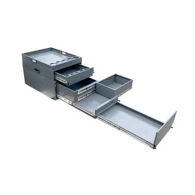 Car Trunk Kitchen Camping Telescopic Box Wide-body Three-layer Storage Box Car Camping Trunk Organizer Accessories