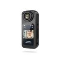 Mini telecamera tascabile HD 1080p Wi-Fi con obiettivo girevole a 180°, videocamera portatile per sport all'aria aperta con schermo IPS da 1,47 pollici e TF magnetico.