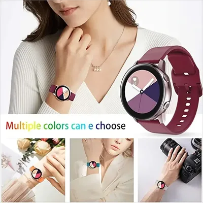 3 Stück – geeignet für Samsung Galaxy Watch/Samsung Galaxy Watch 5/Huawei Watch Gt/Garmin Forerunner 19 mm 20 mm 22 mm Silikonarmband