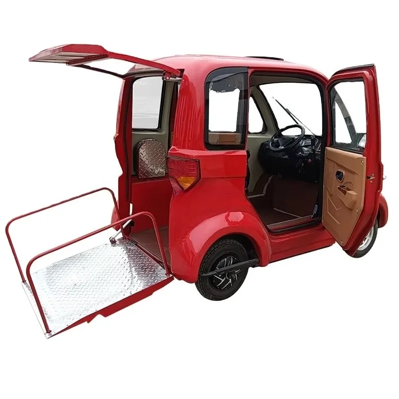 2025 4-Rad-kleines Lasten-Scooter-Auto für Erwachsene, individuelles elektrisches Dreirad, neues Mini-Fahrzeug für Behinderte