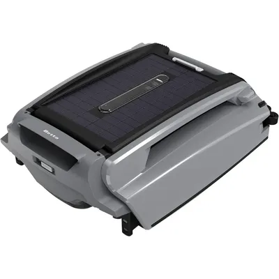 Betta SE Plus - Solar-Powered Robotic Pool Skimmer with 24/7 Continuous Cleaning Power, Dual Charging Options