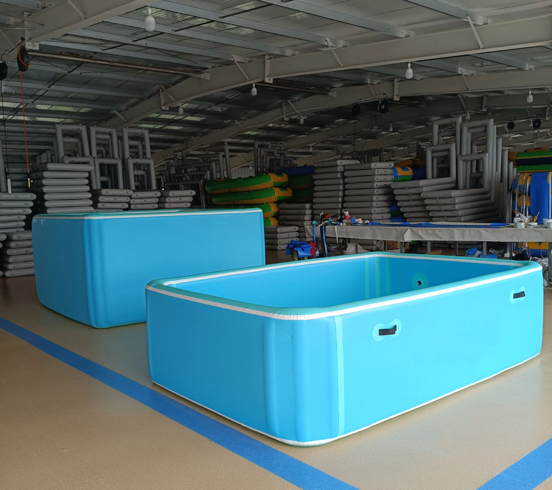 2025 Outdoor Große Größe Sommer Wasser Spielen Tauchbecken Tragbare PVC Aufblasbare Pool Schwimmbäder Sommer Image