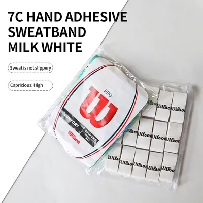 15pc wilson Tennis Racket Overgrip Badminton Racket Sweatband Adhesive PU Smooth Fishing Rod Handle