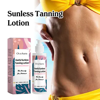 OceAura Sunless Tanning Lotion Summer Outdoor Beach Bronze Skin Improve Health Glow Nourishing