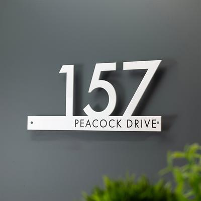 TEMU Custom Number Plate - Matte With Accents, Acrylic, Image
