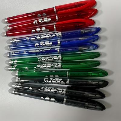 TEMU 12pcs Erasable Pen Thermal Dissipation 0.5mm Erasable Gel Pen Magic Easy Erase Gel Pen Image