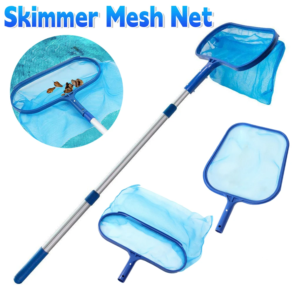 Écumoire de feuilles pour piscines, filet d'écumoire pour Spa, filet de nettoyage de piscine, accessoires de nettoyage extérieur pour piscine
