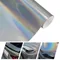 Iridecence Laser argent gris arc-en-ciel vinyle Film d
