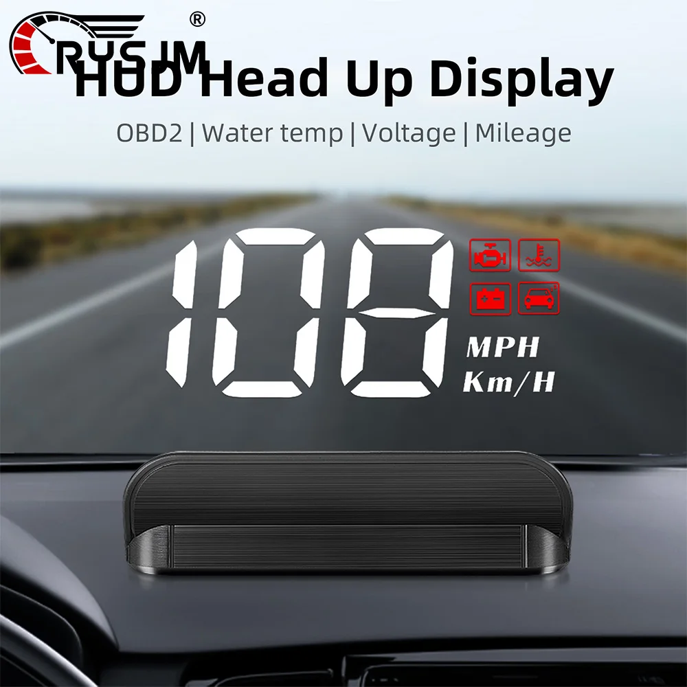 M3 Auto OBD2 GPS affichage tête haute Auto voiture électronique OBD HUD projecteur affichage numérique voiture compteur de vitesse accessoires pour toutes les voitures