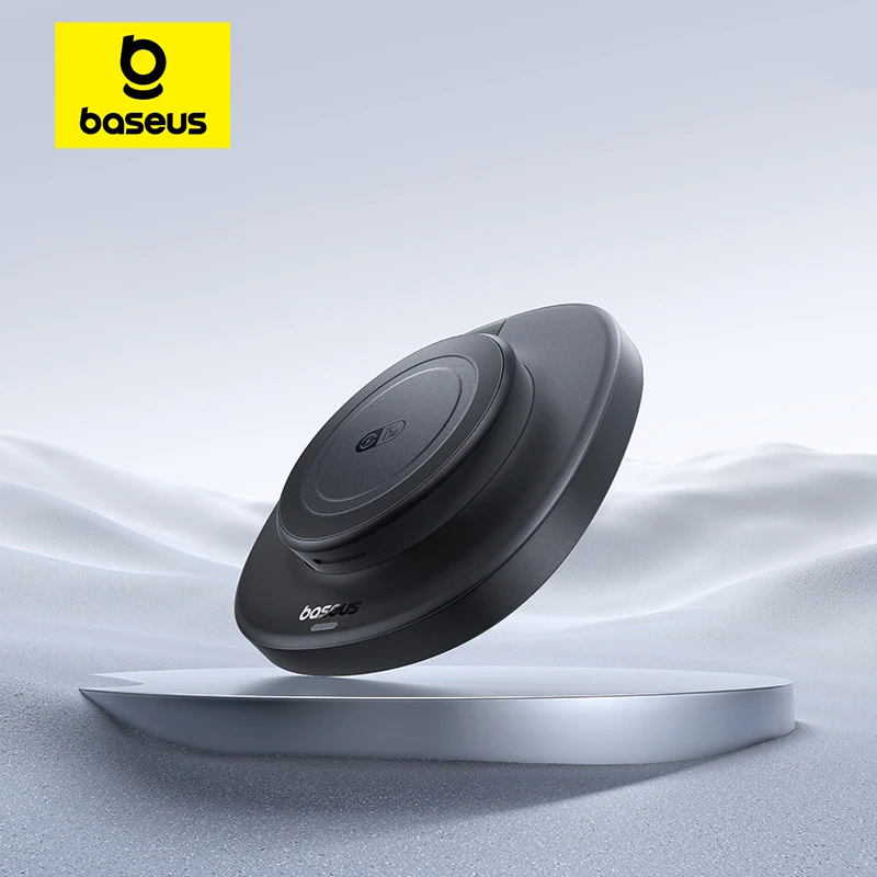 Baseus 15W Qi2 Supporto per caricabatterie wireless pieghevole Angolo di visione regolabile magnetico per iPhone 16 15 14 13 AirPods 2a 3a generazione Pro