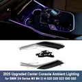 2025 La più recente luce della sella della console centrale aggiornata per BMW G20/G22/G80/G82 M3/M4/i3/i4 serie 3/4 11 colori strisce di luce ambientale