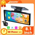Doppia fotocamera 2.5K Dash Cam Wireless Android Auto Carplay per auto Telecamera anteriore e interna per auto con registrazione in loop per visione notturna IR