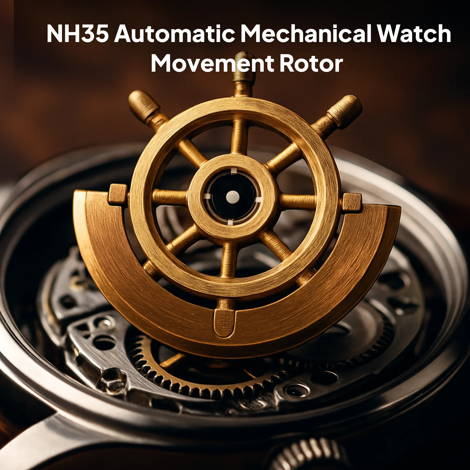 NH35 NH36 Movimenti dell'orologio Rotori Peso oscillante Rotore per H34 NH38 NH39 4R 6R Movimenti dell'orologio Parti del rotore di ricambio