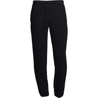 Serious Sweats Joggers, Men, size: 40-42, regular, Black, Cotton-blend, by Lands' End