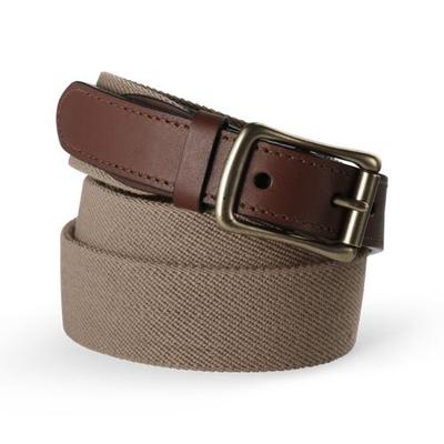 Elastic Belt, Men, size: 36, regular, Misc, Leather/Metallic/Rubber, by Lands' End