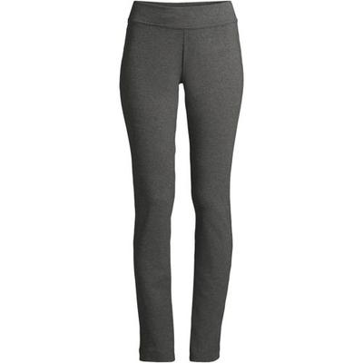 Starfish Slim Leg Stretch Jersey Trousers, Women, size: 24-26, plus, Grey, Spandex/Cotton-blend, by Lands' End