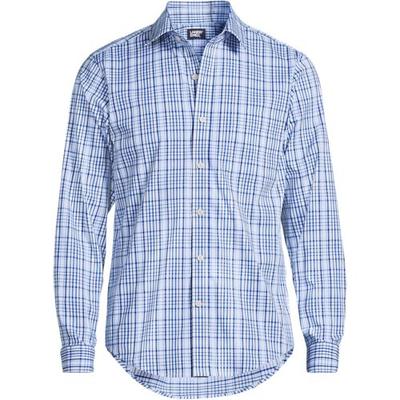 Ultimate Shirt, Traditional Fit, Men, size: 46-48, regular, Blue, Spandex/Polyester, by Lands' End