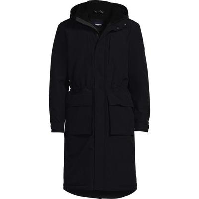 Squall Stadium Coat, Men, size: 38-40, regular, Black, Nylon, by Lands' End