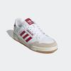Sneaker ADIDAS ORIGINALS "CONTINENTAL 80 STRIPES", Gr. 42, cloud weiß, team victory rot, chalk weiß, Baumwolle, sportlich, Schuhe