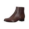 Ankleboots EVERYBODY "Everybody Stiefelette Leder", Damen, Gr. 38, braun (kastanie), Leder, casual, Schuhe