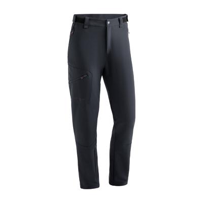 Funktionshose MAIER SPORTS "Foidit M", Herren, Gr. 66, Normalgrößen, schwarz, 91% Polyester, 9% Elasthan, Hosen, Herren Outdoorhose, warme Winter Wanderhose, Regular Fit Image